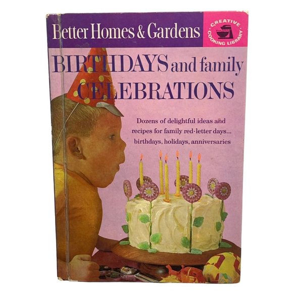 Vintage Better Homes & Gardens Birthdays and Family Celebrations Recipes 1963 - Picture 1 of 10